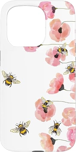 Vista 14 de Bumble bee - Honey Bees. bee Lover. Pink Flower. Gift Case for iPhone 17