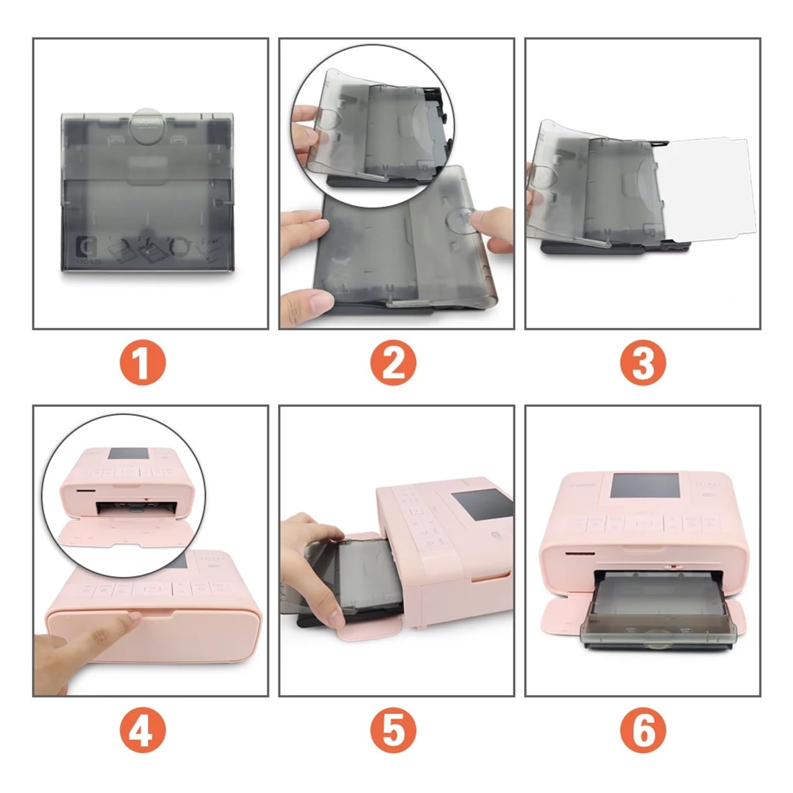 Amazon | 3/5/6インチ用紙トレイ、Canon Selphy CP1500 CP1300 CP1200