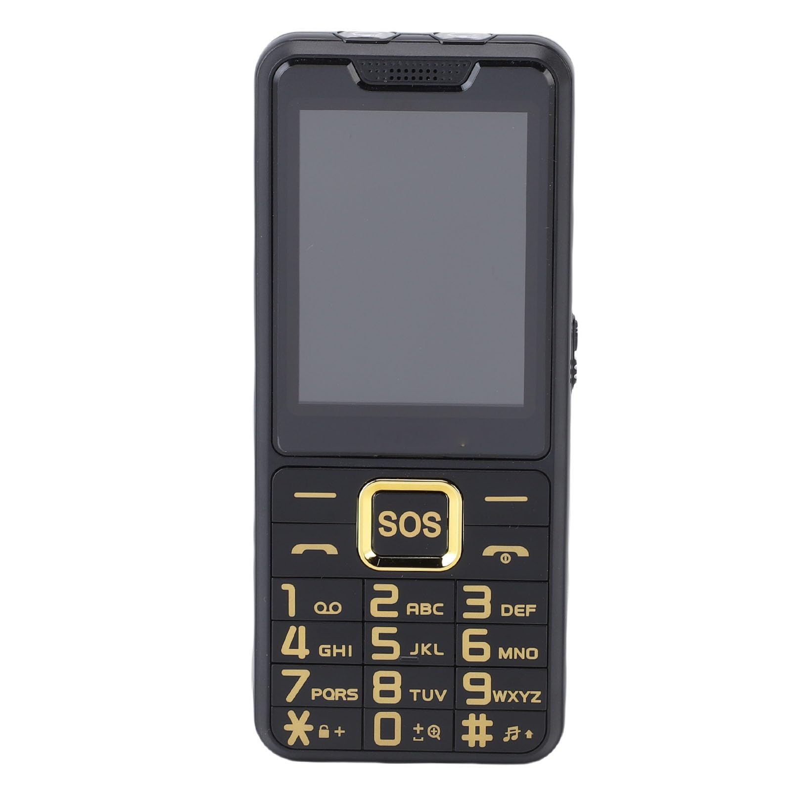 Rugged Feature Phone with Emergency Flashlight Anti-Slip Grip, 2.6