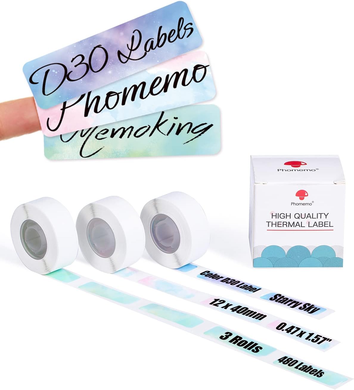 D30 Label Maker Tape Color Memoking D30 Labels Refills