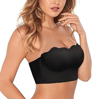 MeiLyviba Women's Thin Functional Bra Plus Size Underwear Bralette Sleeping Bra Bras Women Deep Cup Seamless Underwired Bra Low Neck Bra Bra for Everyday Bra Comfort Sports Bra