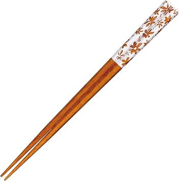 PINGTO H-06804 Lala Chopsticks for Adults, Long, Dishwasher Safe, Hexagonal Flower, 9.1 inches 23 cm, Made in Japan