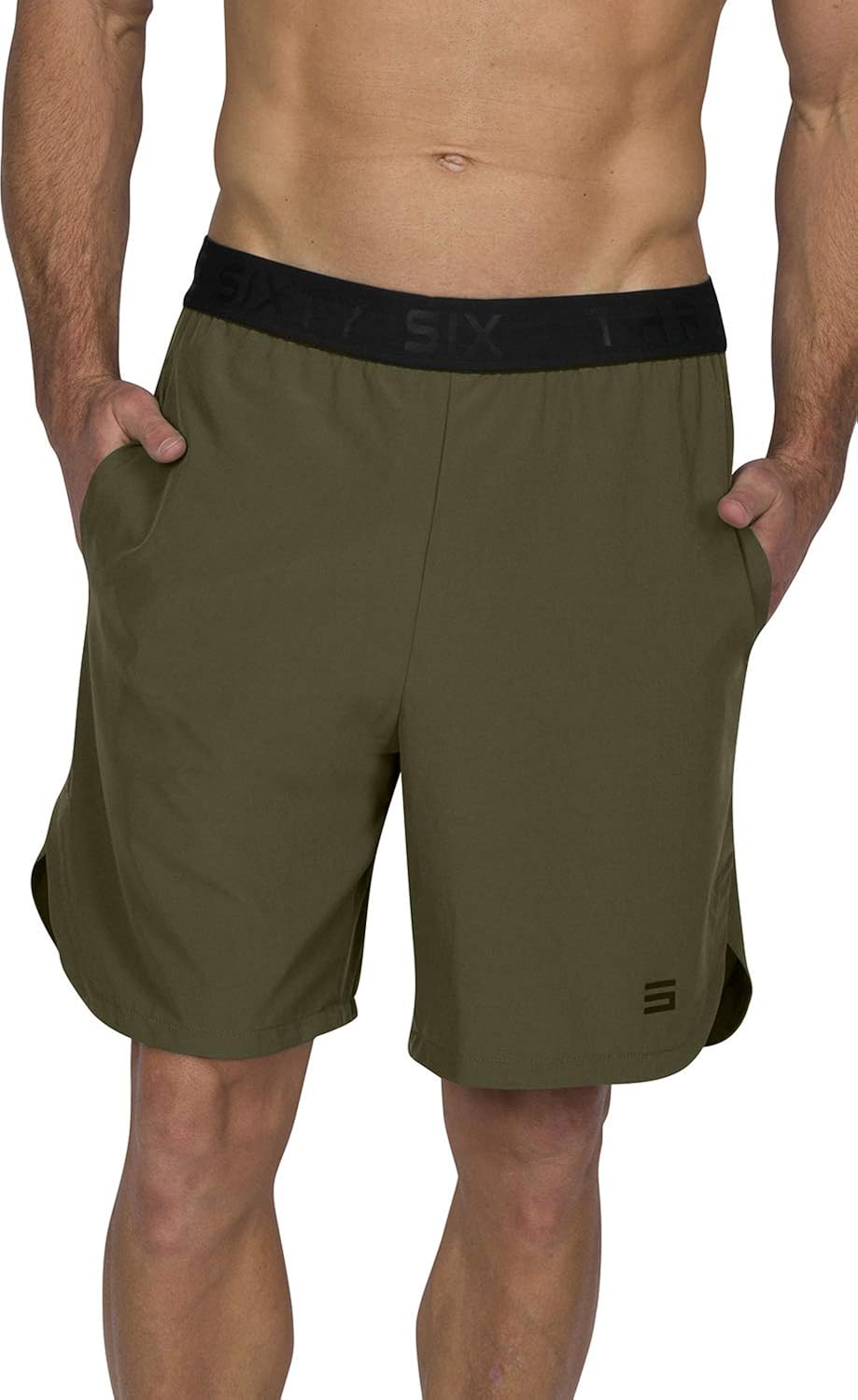 Dry FIT Gym Shorts for Men - Mens Workout Running Shorts - Moisture Wicking with Pockets and Side Hem : Clothing, Shoes & Jewelry