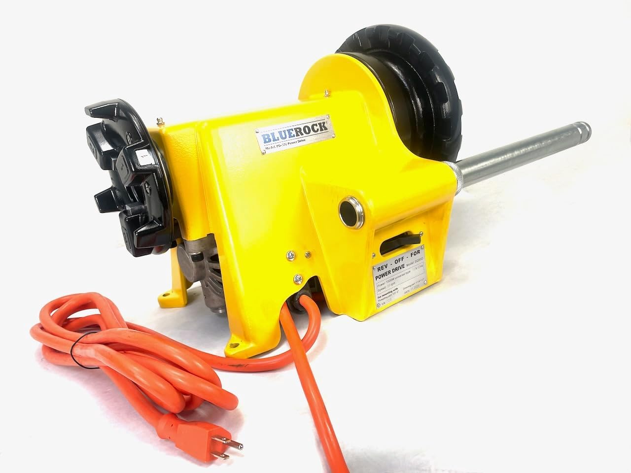 BLUEROCK PD-300 Power Drive Portable Pipe Threader 15682 by BLUEROCK® Tools with H300 Tripod Stand Included 41855