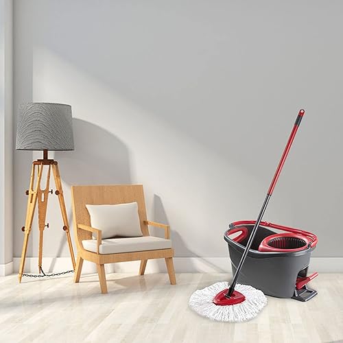 Miniatura 3 de Varilla de trapeador de 3 secciones, varilla telescópica giratoria de 22 a 48 pulgadas, compatible con mango de trapeador giratorio O Cedar, pieza