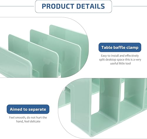 Vista 32 de Alipis Práctico sujetalibros escritorio estante de libros Dilicar libros titular de exhibición del estudiante Morado