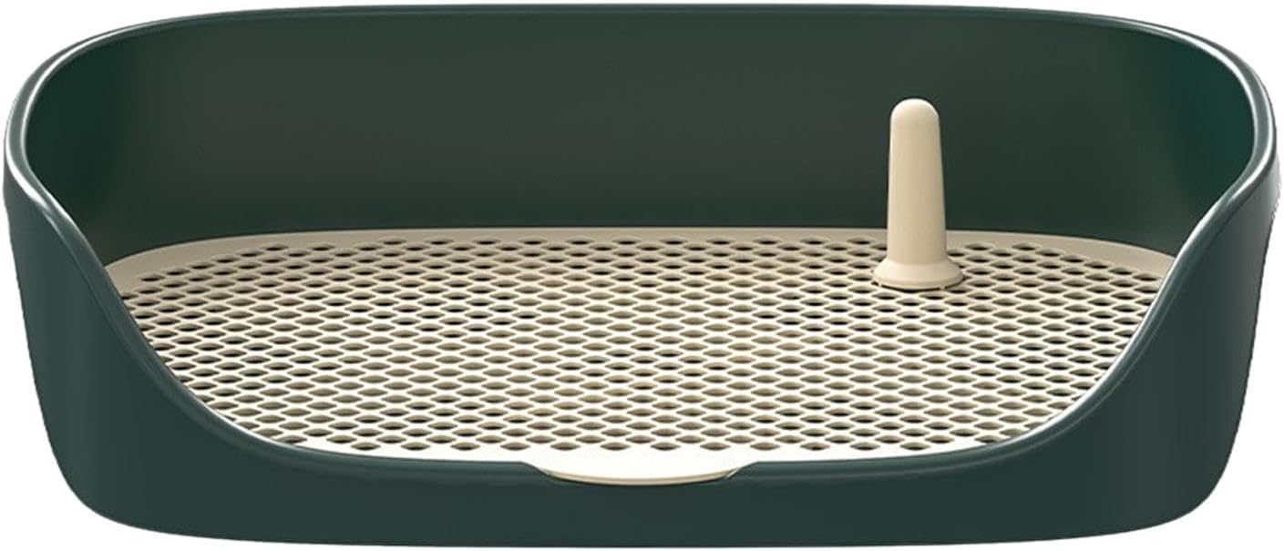Pet Dog Tray for Cats - Odor Control System Included, Green S