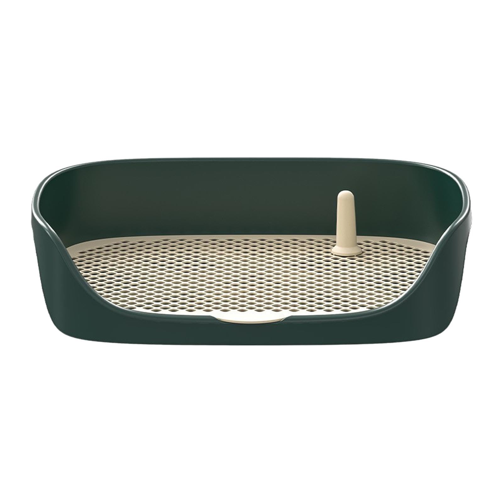 Pet Dog Tray for Cats - Odor Control System Included, Green S