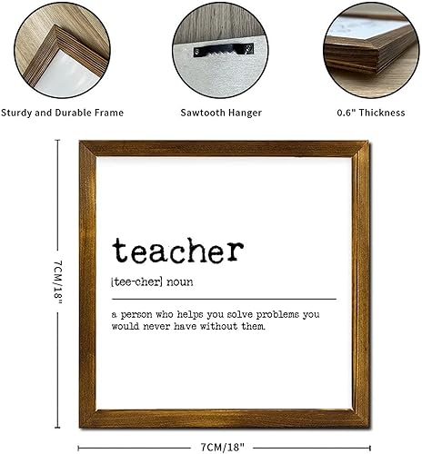 Vista 99 de Farmhouse Wall Decor Sign Smile Dictionary Definition Wood Framed Signs World Meaning Wall Art Rustic Home Decoration Smile for Kitchen Coffee Bar