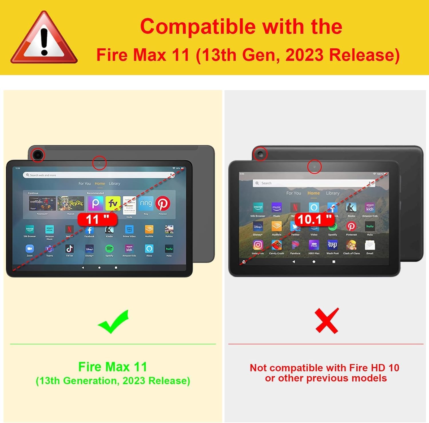 ALILANG Case for Amazon Fire Max 11 Tablet (13th Generation, 2023 Release) 11 inch, Lightweight Folio Shockproof Folding Stand Protective Cover for Fire Max 11 Tablet Case -Gold Butterfly