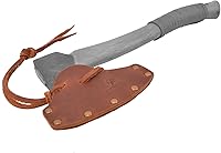 Vista 10 de Funda de cuero duradera para hacha, cubierta de cabeza de hacha, protector de hoja de hacha, herramienta de camping