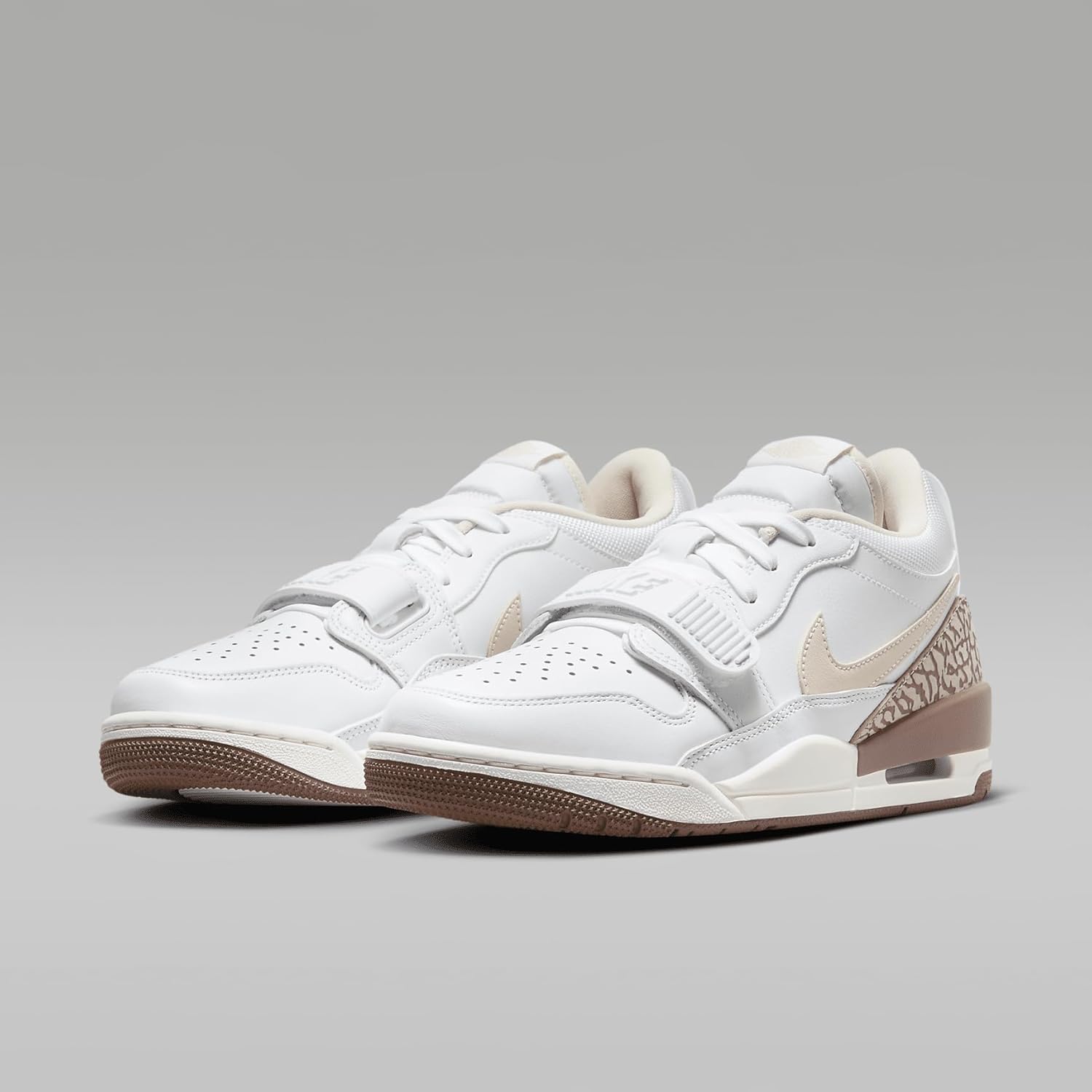 Air Jordan Legacy 312 Low Women's Shoes (FQ7827-100, White/Archaeo Brown/Sail/Legend Light Brown) Size 7.5