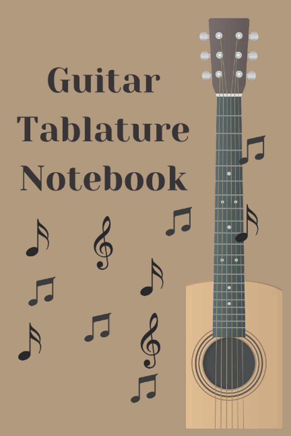 Guitar Tablature Notebook | Guitar tab notebook small: Guitar tab notebook 6x9 inches, 110 pages