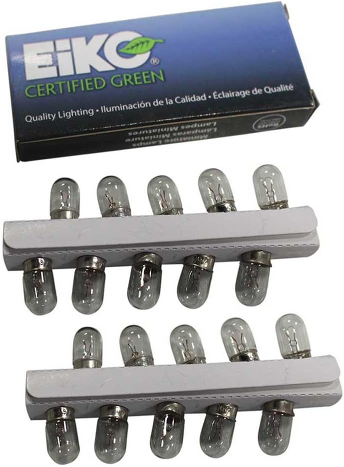 Eiko Pinball Light Bulb Lamps 6.3V - Set of 20