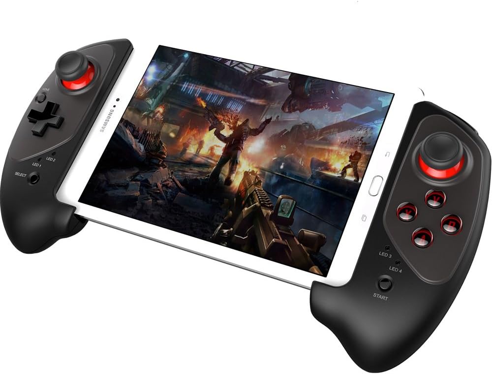 GEEKLIN Wireless Bluetooth Game Controller Gamepad for iPhone iPod iPad iOS System, Samsung Galaxy Note HTC LG Android Tablet PC