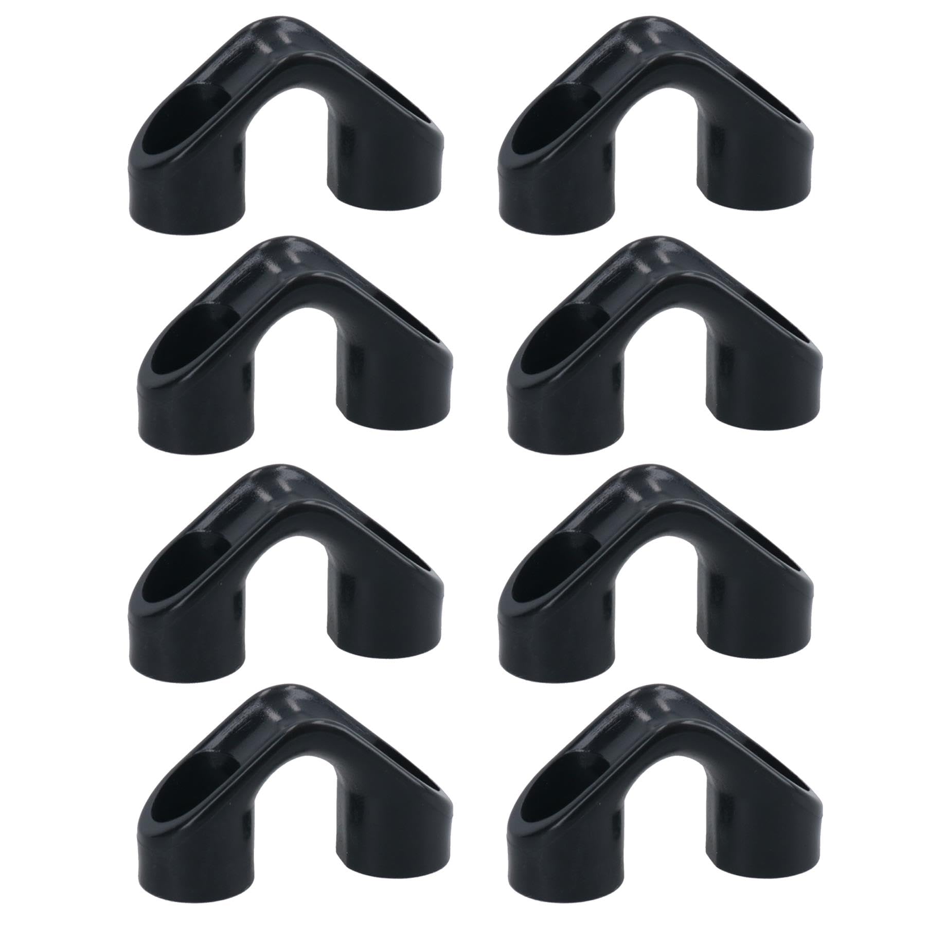 8pk 12mm Bridge Fairlead Bullseye Sheet Eye Tie Down Hook Strap Boat Rope Line