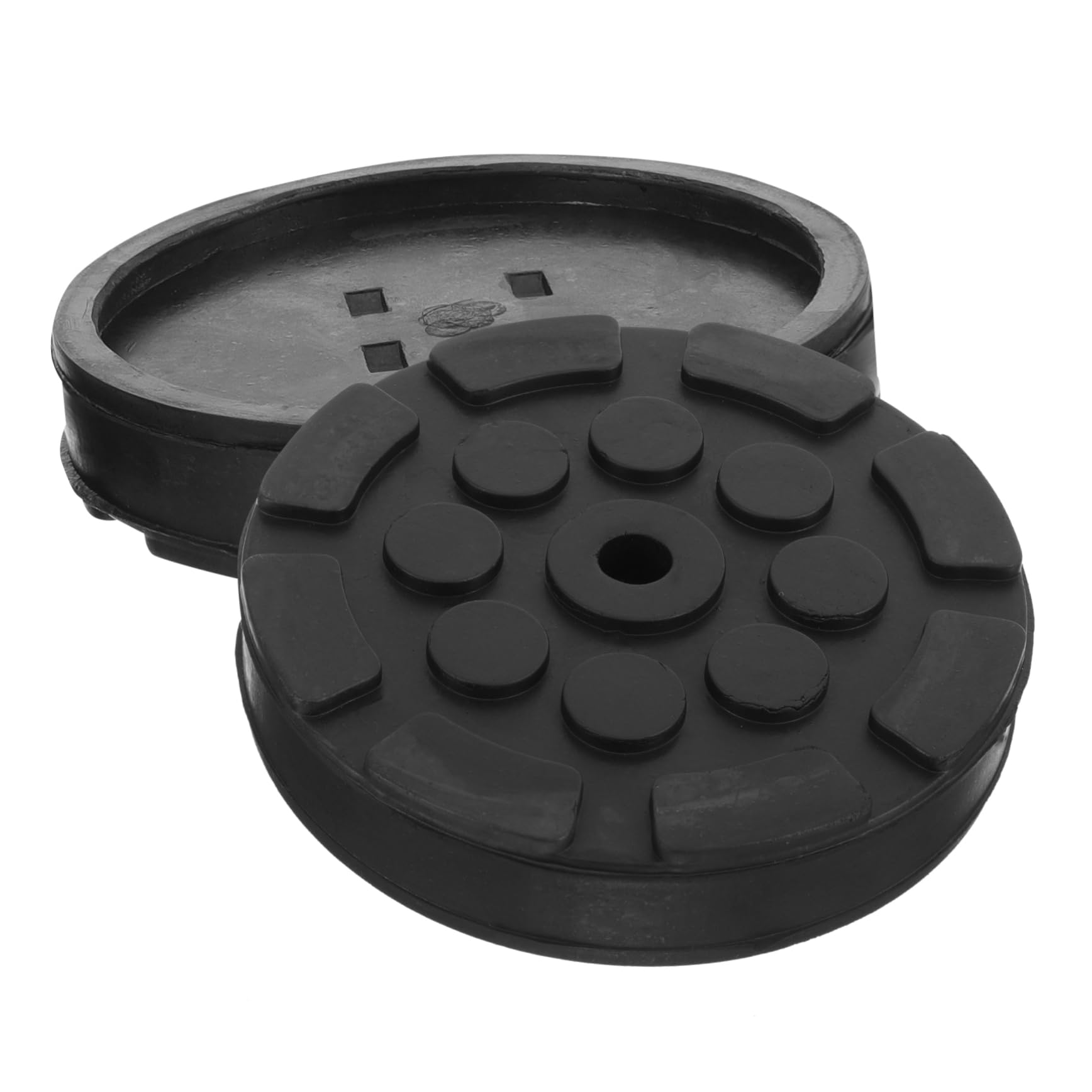 ABOOFAN 4 Set Tampone Gomma Per Sollevatore Auto Adattatore Jack Antiscivolo Resistente Protezione Telaio E Pavimento Riduce E Graffi Per Martinetti E Sollevatori 2 Pezzi*4