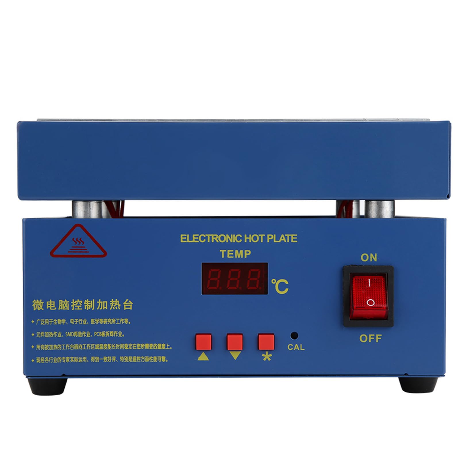 Estación de precalentamiento de 110V/220V, estación de precalentamiento de placa electrónica digital de 200X200 mm, estación de precalentamiento de microordenador LED, para dividir(eu)