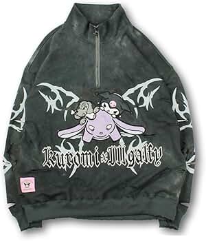 Amazon.co.jp: [ｶﾞﾙﾌｨｰ] クロミ コラボ ハーフジップ 裏毛トレーナー