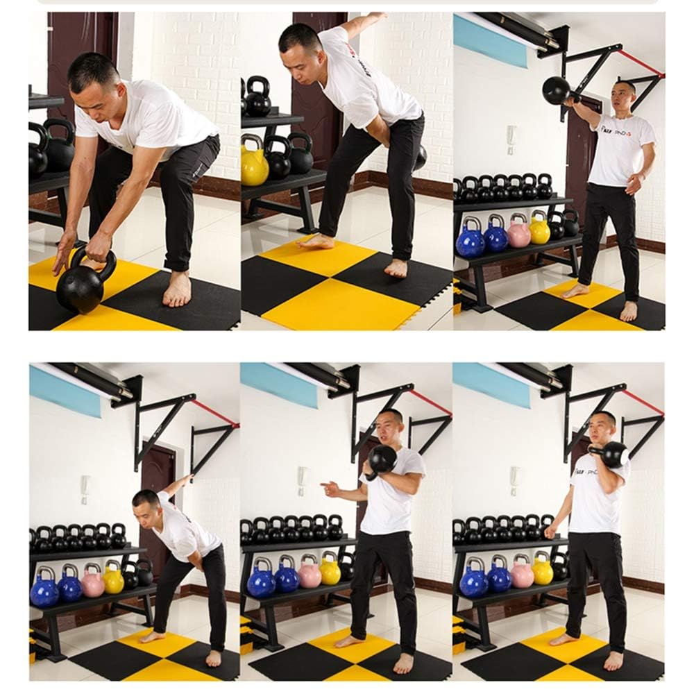 Kettlebells HUAHUA Hierro Fundido, Hombres Y Equipo De Entrenamiento De Aptitud De Las Mujeres, 8kg, 10kg, 12kg, 14kg, 16kg, 20kg, 24kg, 28kg (Size : 16kg)