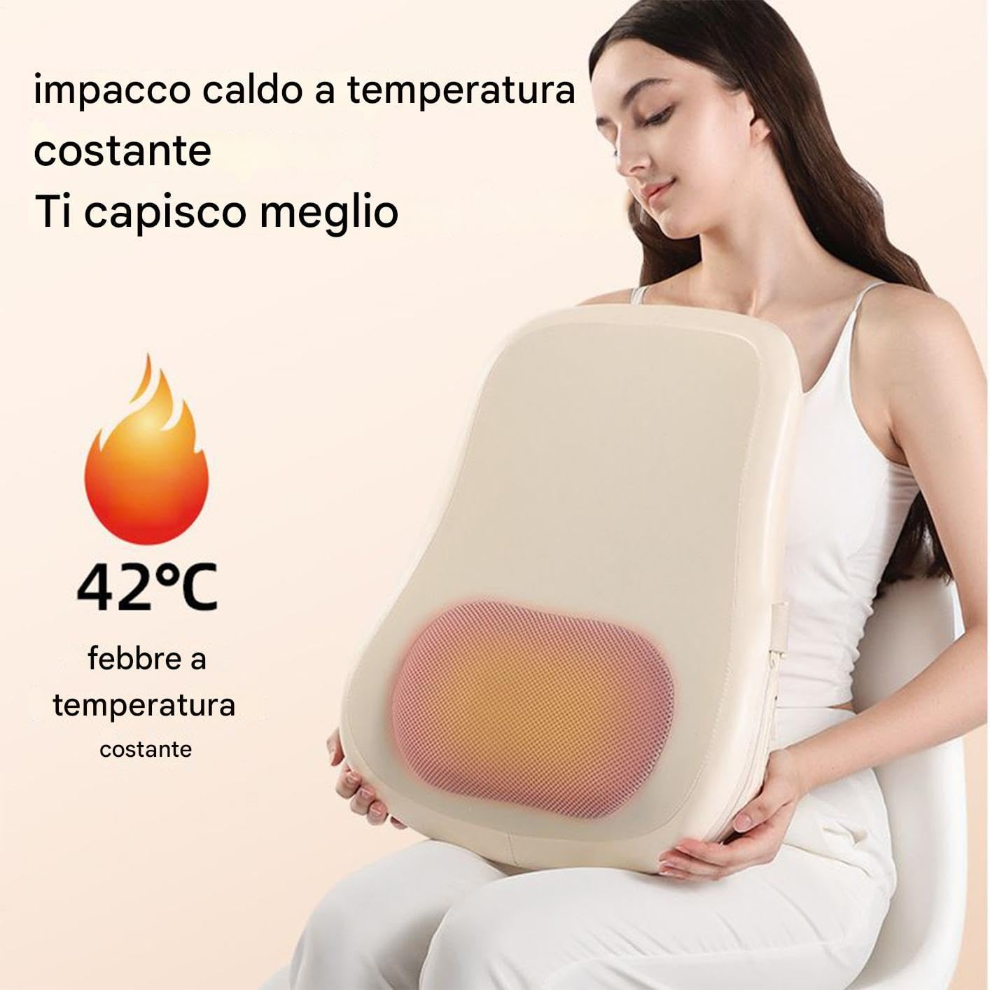 Massaggiatore Lombare Supporto Lombare Elettrico Massaggiante Ricaricabile