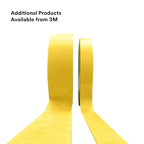 Miniatura 8 de 3M 6654 Cinta adhesiva amarilla de 36 mm x 55 m 06654 Cinta adhesiva para el acabado de automóviles-36 mm