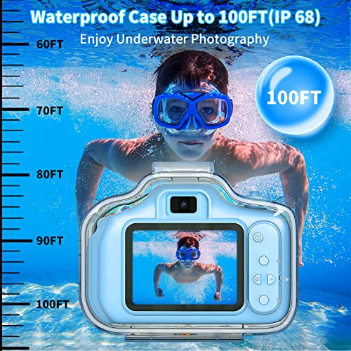 OZMI Kids Waterproof Selfie Camera for Boys, Christmas Birthday Gift for Boys 3 4 5 6 7 8 9 Years Old, Toddler… - Image 4