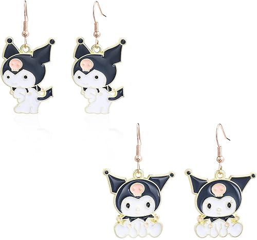 Kuromi - Collar de anime de joyería de sanrio para adolescentes kawaii mejores amigos gargantilla Kuromi con dije para niña