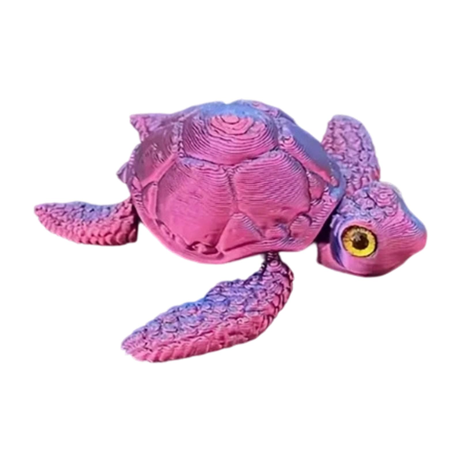Shurhome 3D Printed Sea Turtle, Flexible Joint Articulated Fidgets Toy Realistic Turtles Statue Ornament Home Decors Figurines Statues
