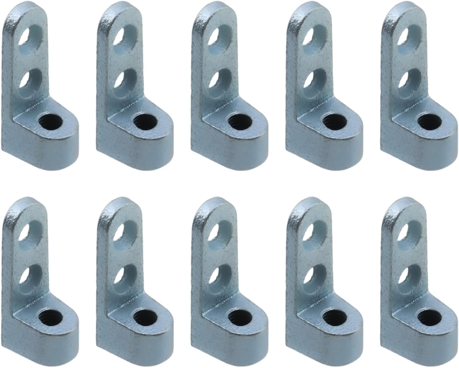 HEVSTIL 10PK 3/8"-16 Beam Connectors, Malleable Iron 250lbs Load | Malleable iron, 3/8"-16 thread, 10-pack, max load 250lbs, industrial rod connectors, for construction, heavy duty