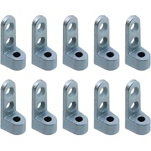 HEVSTIL 10 Pack Side Beam Connector, 3/8" -16 Beam Connector Industrial Rod Connectors, Max Load 250 lbs, Malleable Iron