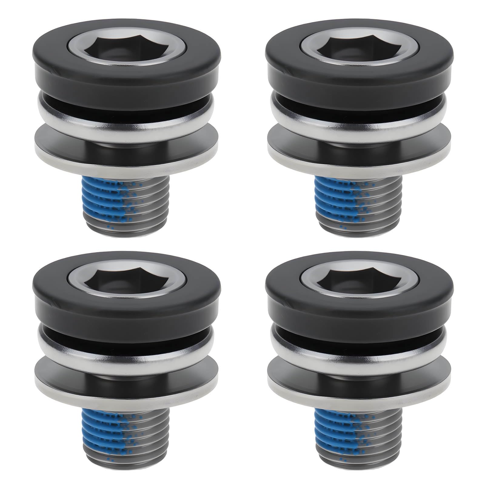OTOTEC 4Pcs M10x14 Bicycle Crank Arm Bolts Compatible with Ebike BNI (Mini-ISIS) Compatible with Bosch Gen.3