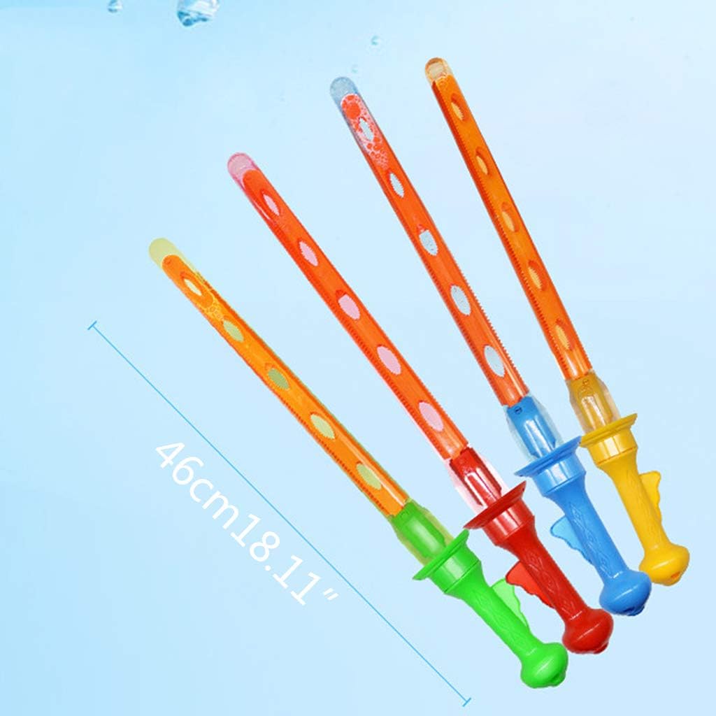 Large Bubble Sword for Kids, 18 Inch Bubble Wand Sword Outdoor Toys for Summer Garden Party, Bubble Blower Gift for Boys Girls