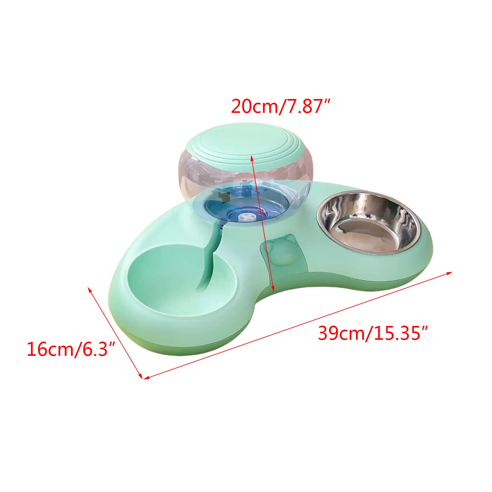 Base Pet Dog Bowls Distributore automatico di acqua ciotola per alimentazione lenta per cuccioli Indoor Food Dish and Bowl Large for Large