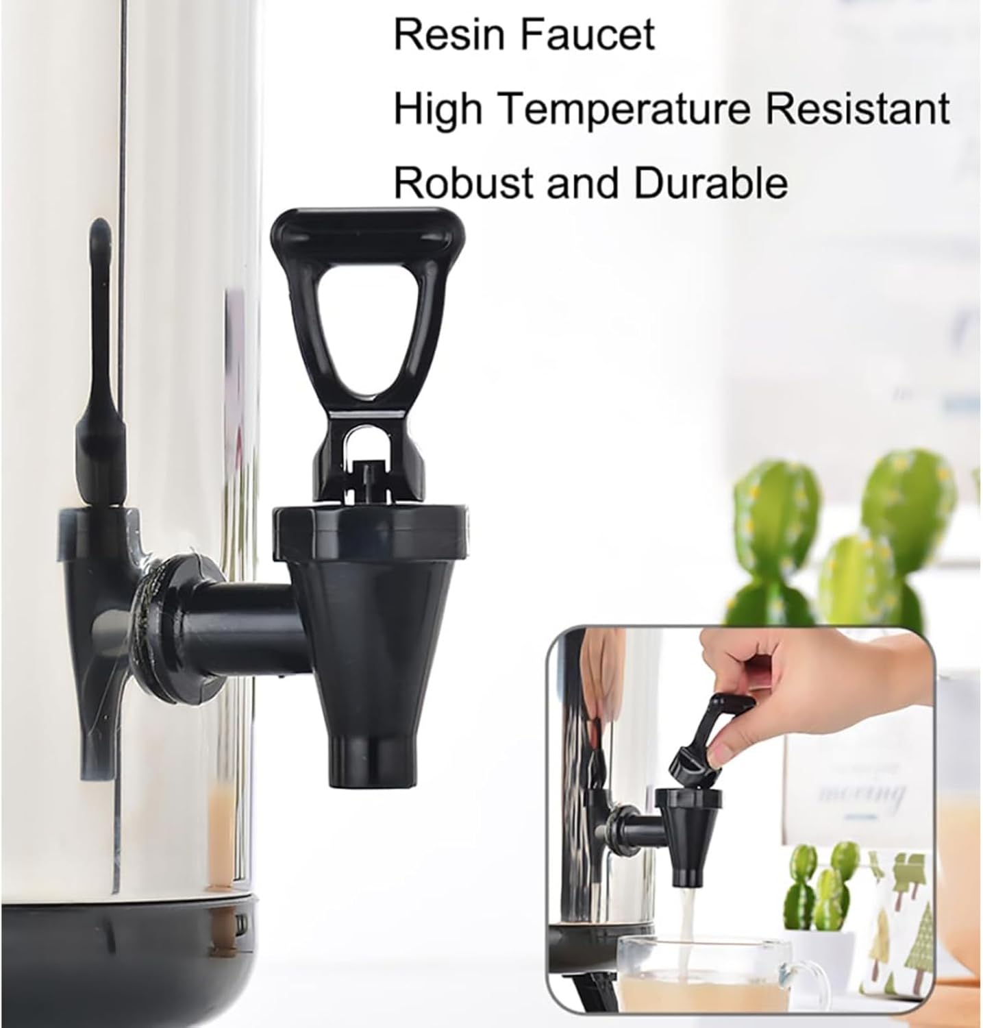 Catering Urn, 6L/8L/10L/12L/16L/20L Hot Water Dispenser with Faucet, Stainless Steel Insulated Bucket Milk Tea Barrel for Hot Water And Beverage,20L