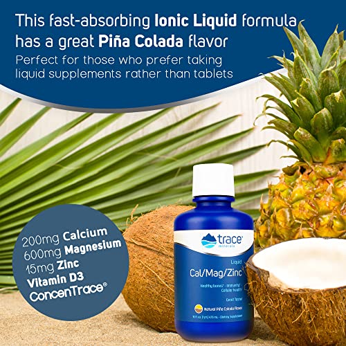 Trace Minerals Liquid Cal/Mag/Zinc, 16-Ounce #TOP4