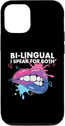 iPhone 1212 Pro Bi-lingual I Speak For Both Bisexual Pride Bisexuality LGBTQ Case