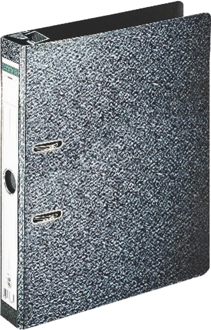 Centra Leitz Hängeordner, A4, 20er Pack, Rückenbreite 5,5 cm, Griffloch, Hartpappe (RC), Hängeschwenkbügel aus Kunststoff (POM), Schwarz, 280110