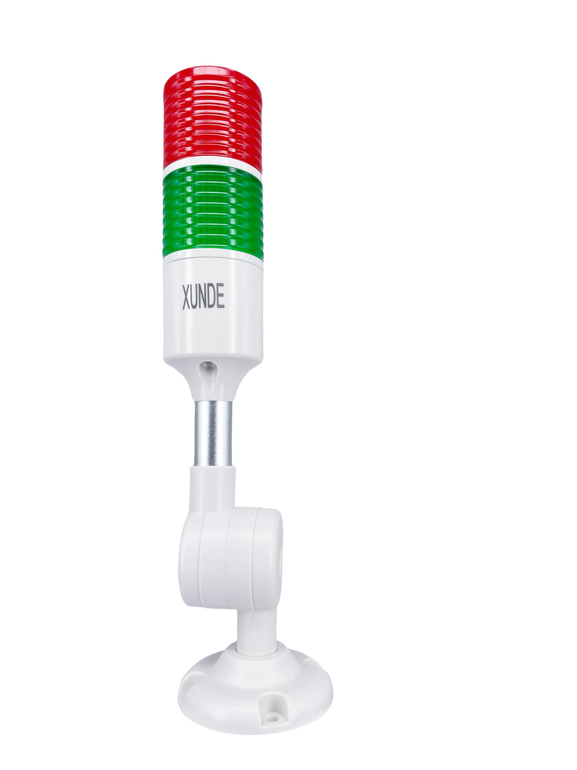 Luces de señal industriales multicapa, colores rojo/verde, alarmas de alarma, alarma de sonido y lámpara, 24 V CC (2 capas)