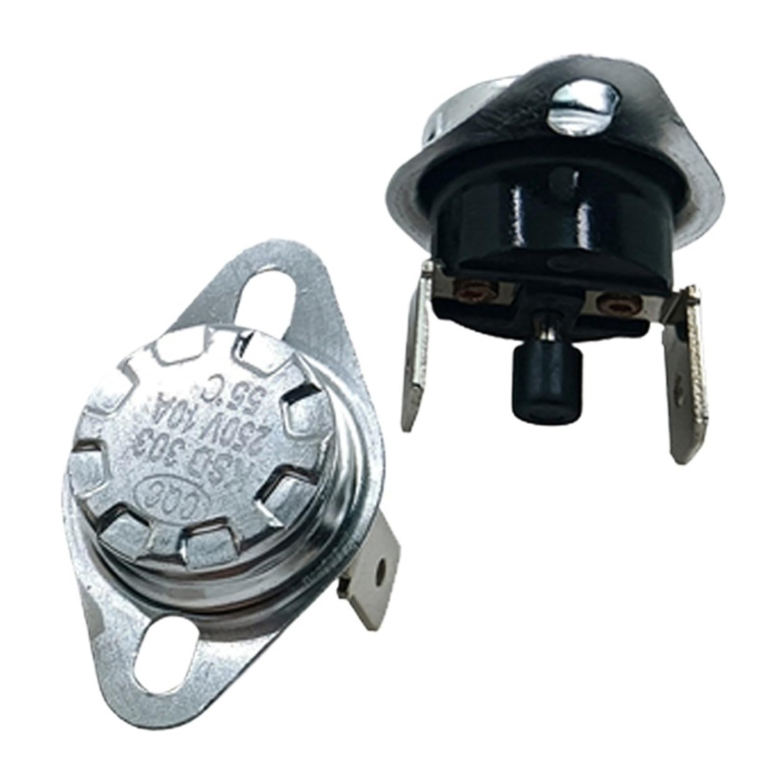 5pcs/KSD301/KSD303 45C-150C Manual Reset 10A Degrees Thermostat Normally Closed Temperature Switch Temperature Control(55C)