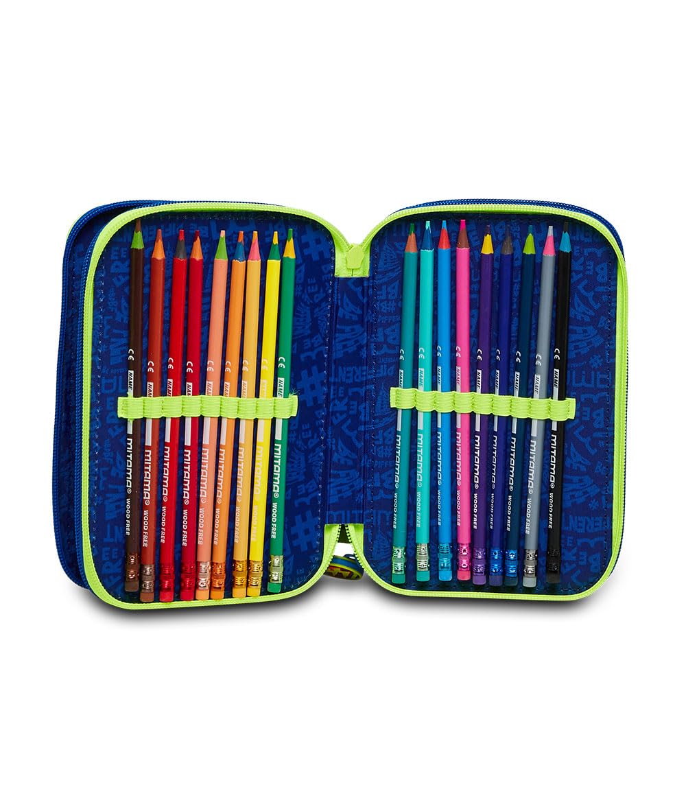 Mitama ASTUCCIO 3 Zip, Children and Boys 3 Zip CASE, Multicolour, Taglia Unica - Image 4