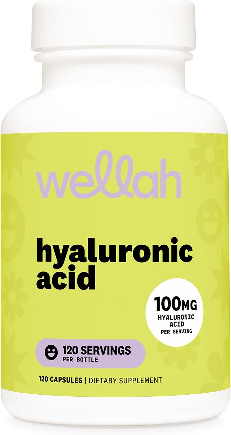 Wellah Hyaluronic Acid Supplement for Women (100mg) 120 Capsules