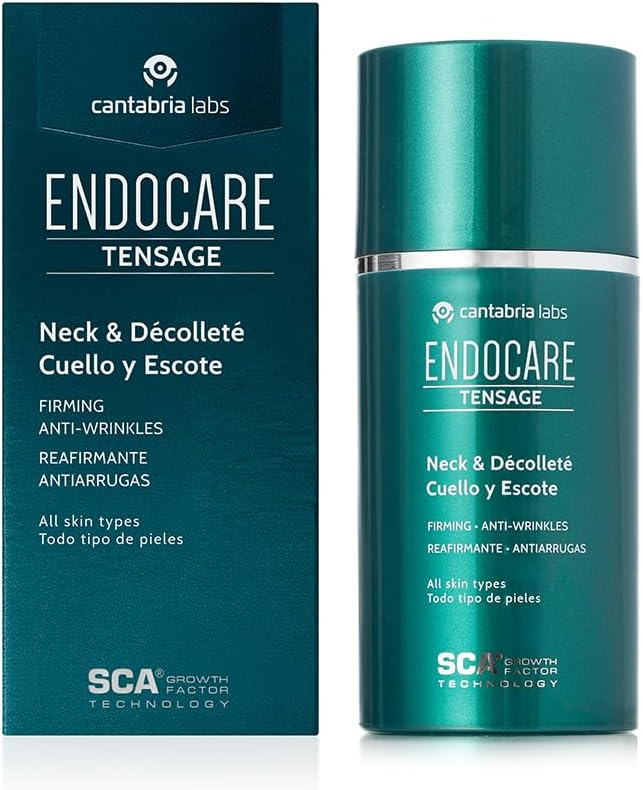 Cantabria Labs – Endocare Tensage Cuello y Escote – Crema Reafirmante 80 ml – Mejora flaci