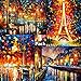 Produktbild ARTDOT Diamant Painting Bilder 4 Set, 5D Diamond Painting Herbstlandschaft mit Zubehör für House Wall Dekoration(30 x 40cm)