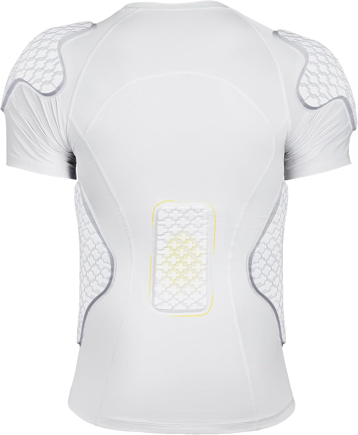 Mens Football Padded Shirt Chest Rib Protector Undershirt for Football Baseball Softball Rugby - Image 3