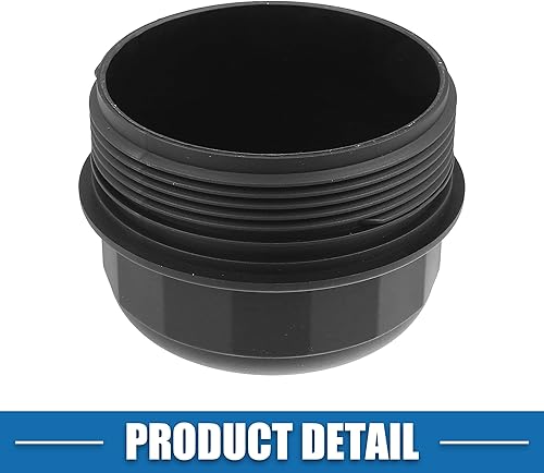 Miniatura 5 de Tapa de la cubierta del filtro de aceite del motor 26351-3C100 para Hyundai Entourage 3.8L Santa Fe 3.3L 2007-2008 Plástico Negro