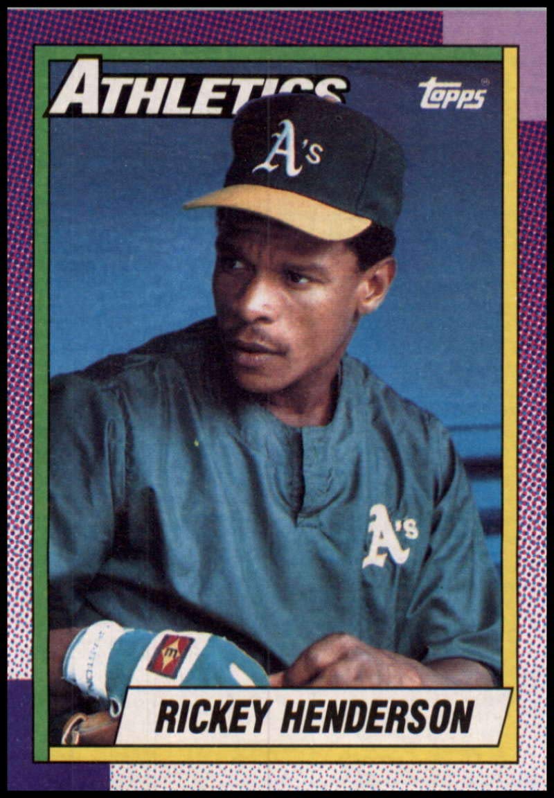 Amazon.com: 1990 Topps #450 Rickey Henderson : Collectibles & Fine Art