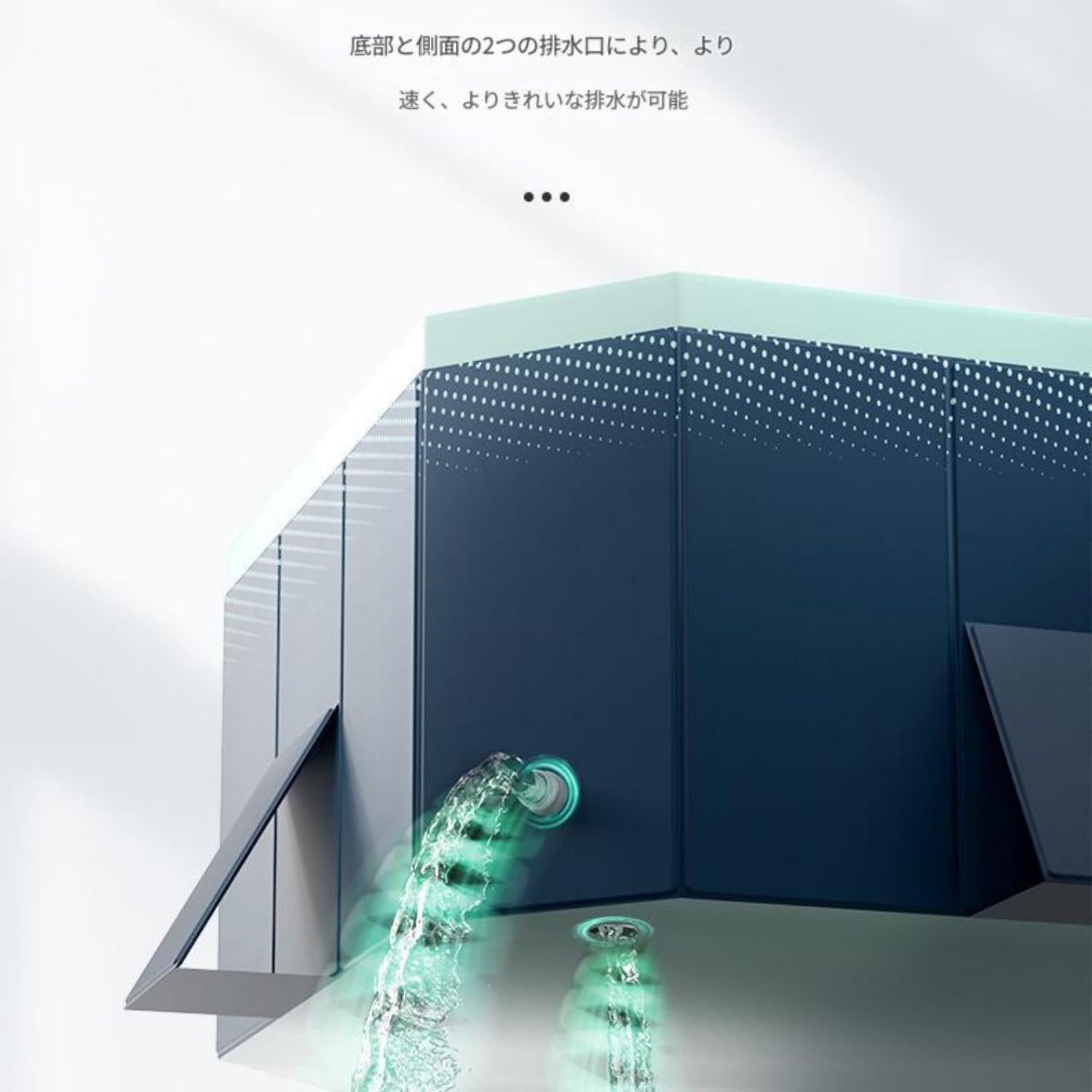 NexPon」非膨張式 大型ビニールプール 膨らませ不要 折りたたみ NexPon」非膨張式 大型ビニールプール 膨らませ不要 折りたたみ