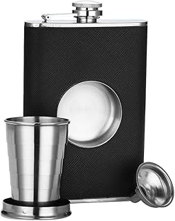 QLL Hip Flask with Useful Funnel