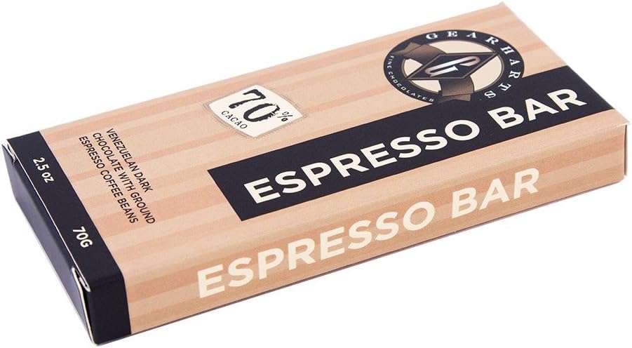 Gearharts Fine Chocolates Venezuelan Chocolate Bar-Espresso